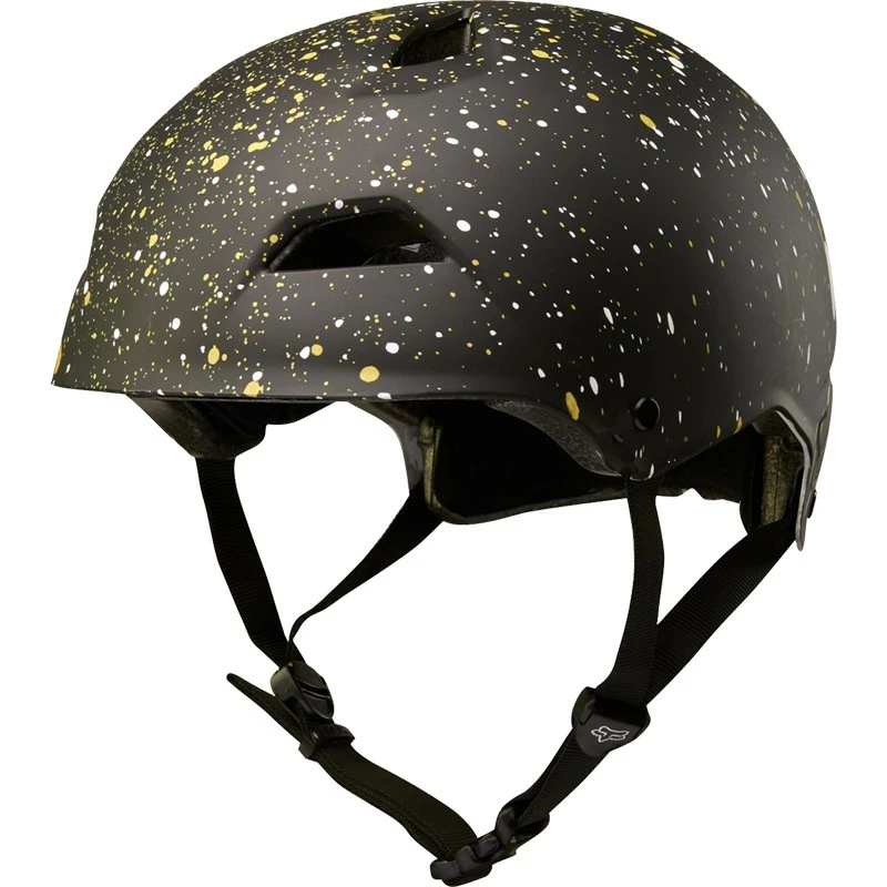 CASQUE FOX FLIGHT SPLATTER NOIR ET OR 3 CASQUE FOX FLIGHT SPLATTER NOIR ET OR