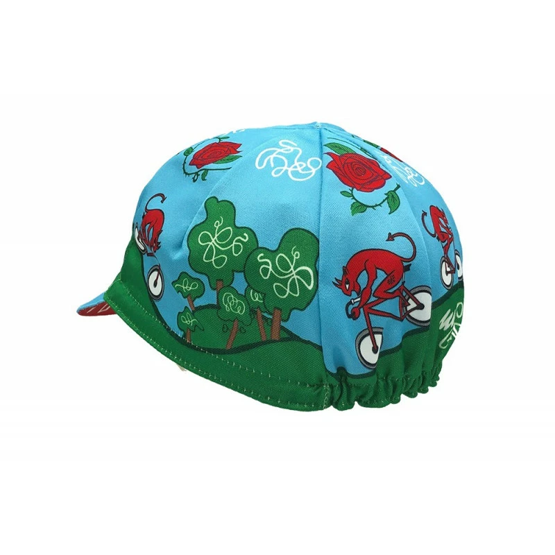 Casquette Cinelli Diavola Rosso 5 Casquette Cinelli Diavola Rosso – Image 3