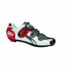 Sidi Genius 5 Fit Carbon Blanc / Rouge / Noir -Vélo de triathlon Soldes Magasin chaussure sidi genius 5 fit carbon